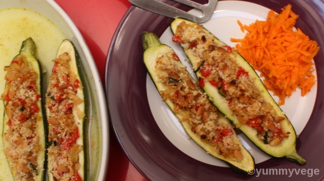 stuffed courgettes